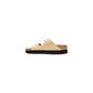 Birkenstock Beige Synthetic Platform Sandals