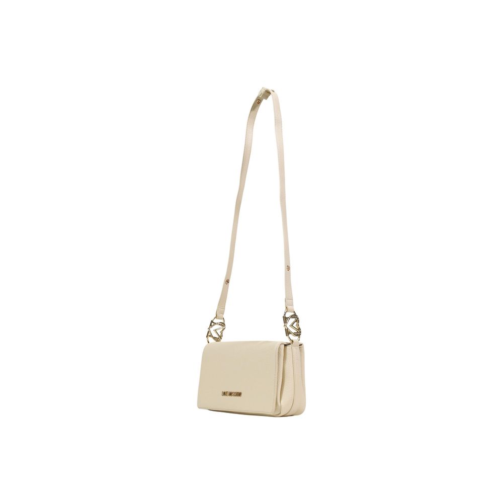 Love Moschino Beige Polyethylene Handbag
