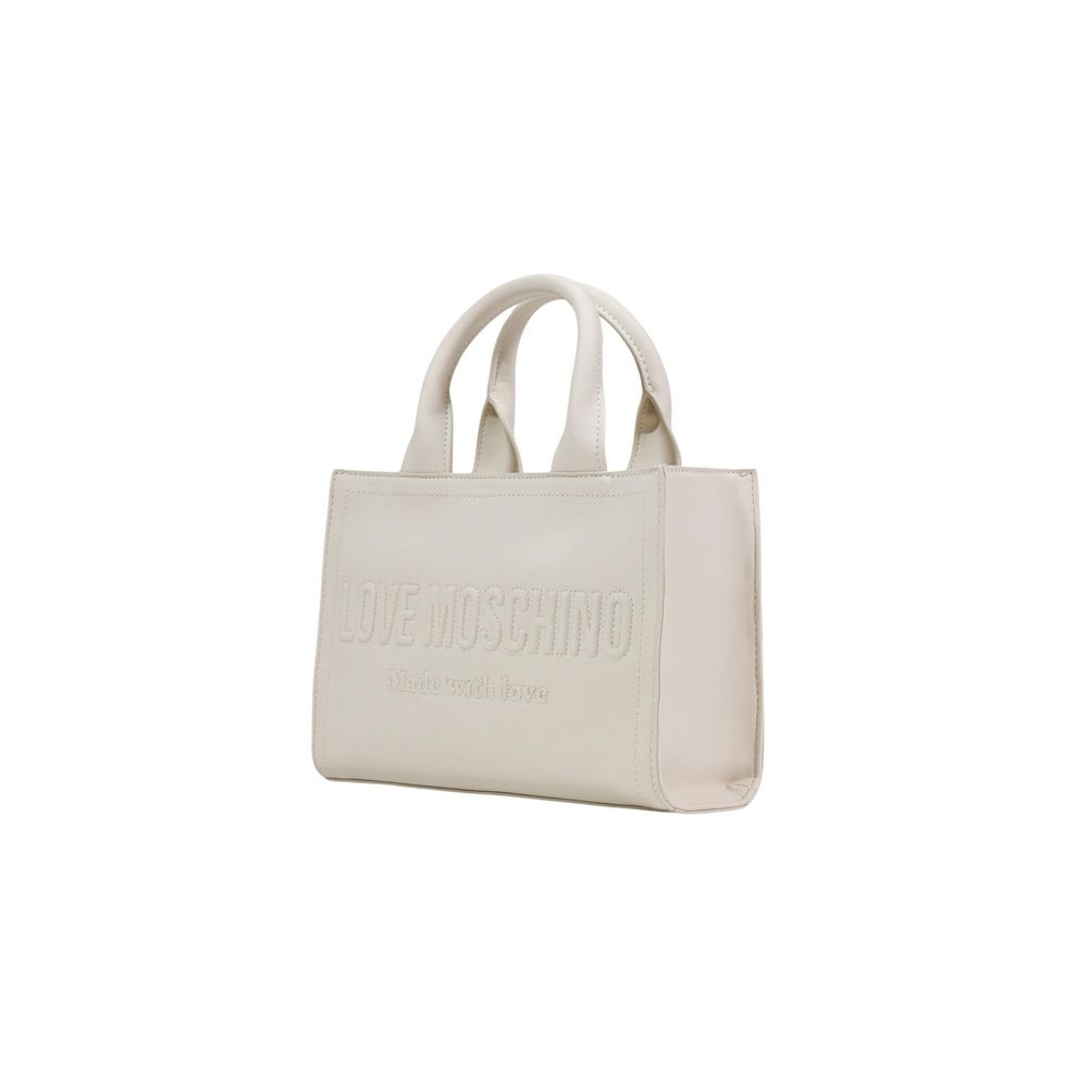 Love Moschino Beige Polyethylene Handbag