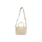 Love Moschino Cream Polyethylene Handbag