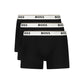Hugo Boss Black Cotton Men Boxer
