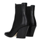 Jimmy Choo Black Leather Ankle Boots