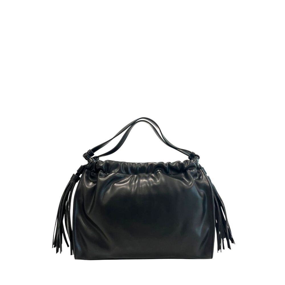 Twinset Black PU Women Shoulder Bag
