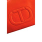 Twinset Orange Faux Leather Women Handbag