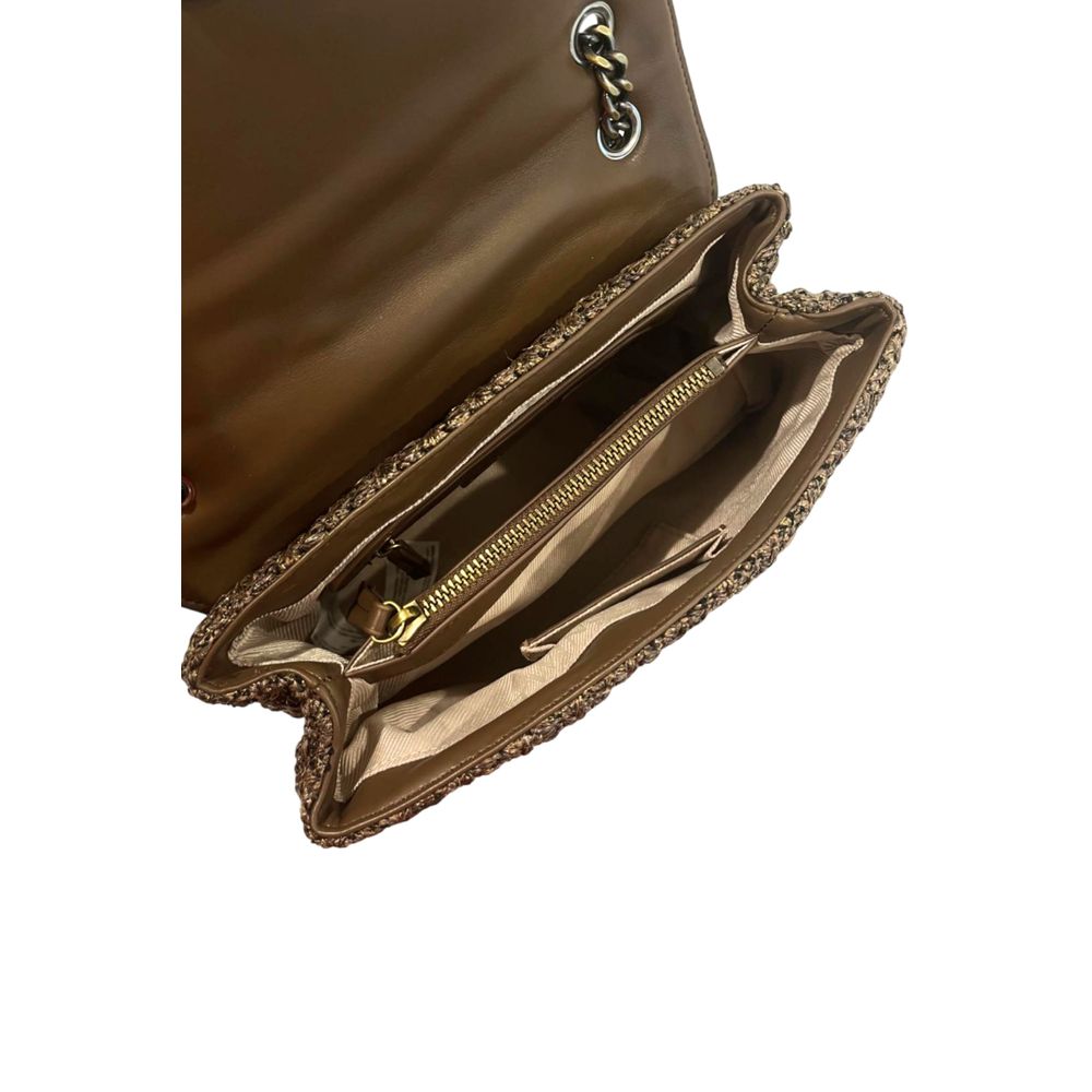 Twinset Brown Polypropylene Women Crossbody Bag