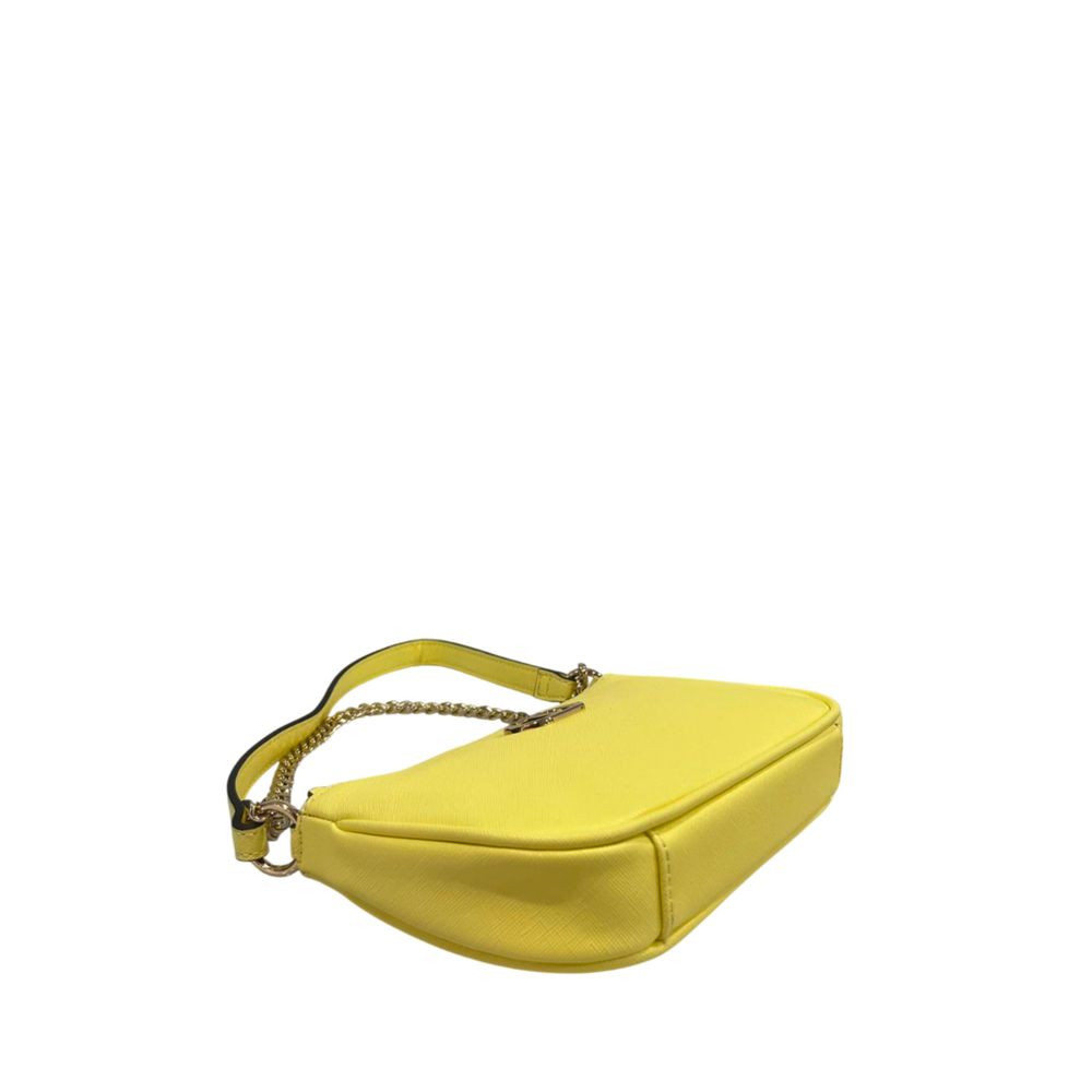 Twinset Yellow PU Women Shoulder Bag