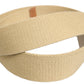 GF Ferre Men Beige Canvas Silver Metal Buckle Cintura Belt