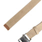 GF Ferre Men Beige Canvas Silver Metal Buckle Cintura Belt