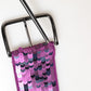 GF Ferre Women Purple Sequined Silver Metal Buckle Belt