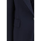 Max Mara Blue Triacetate Blazer
