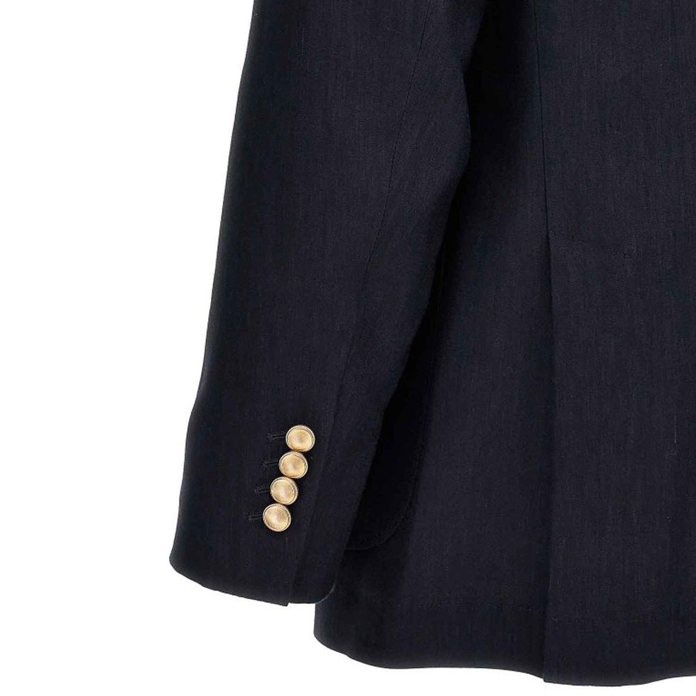 Brunello Cucinelli Blue Linen Blazer