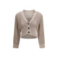 Brunello Cucinelli Beige Cotton Cardigan