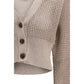 Brunello Cucinelli Beige Cotton Cardigan