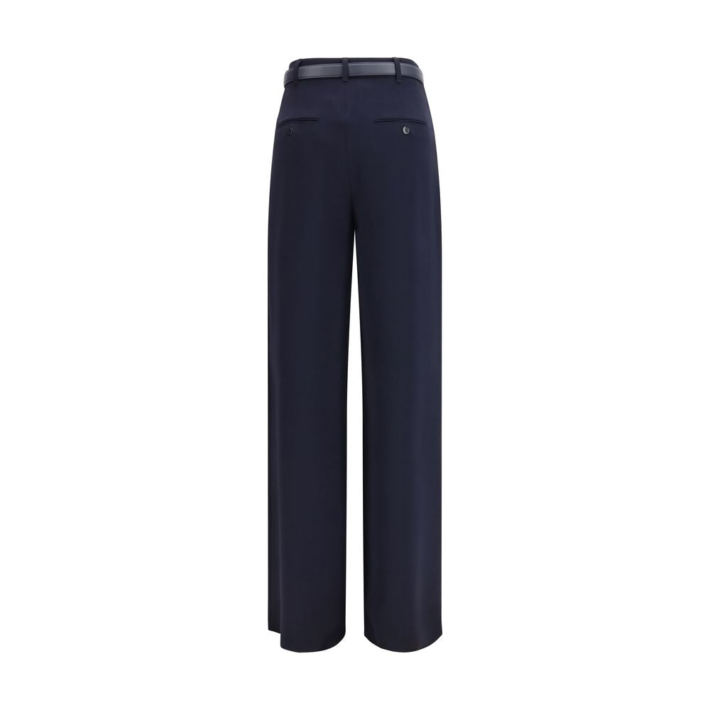 Max Mara Blue Triacetate Casual Pants