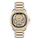 Philipp Plein Gold Stainless Steel Dress Watch