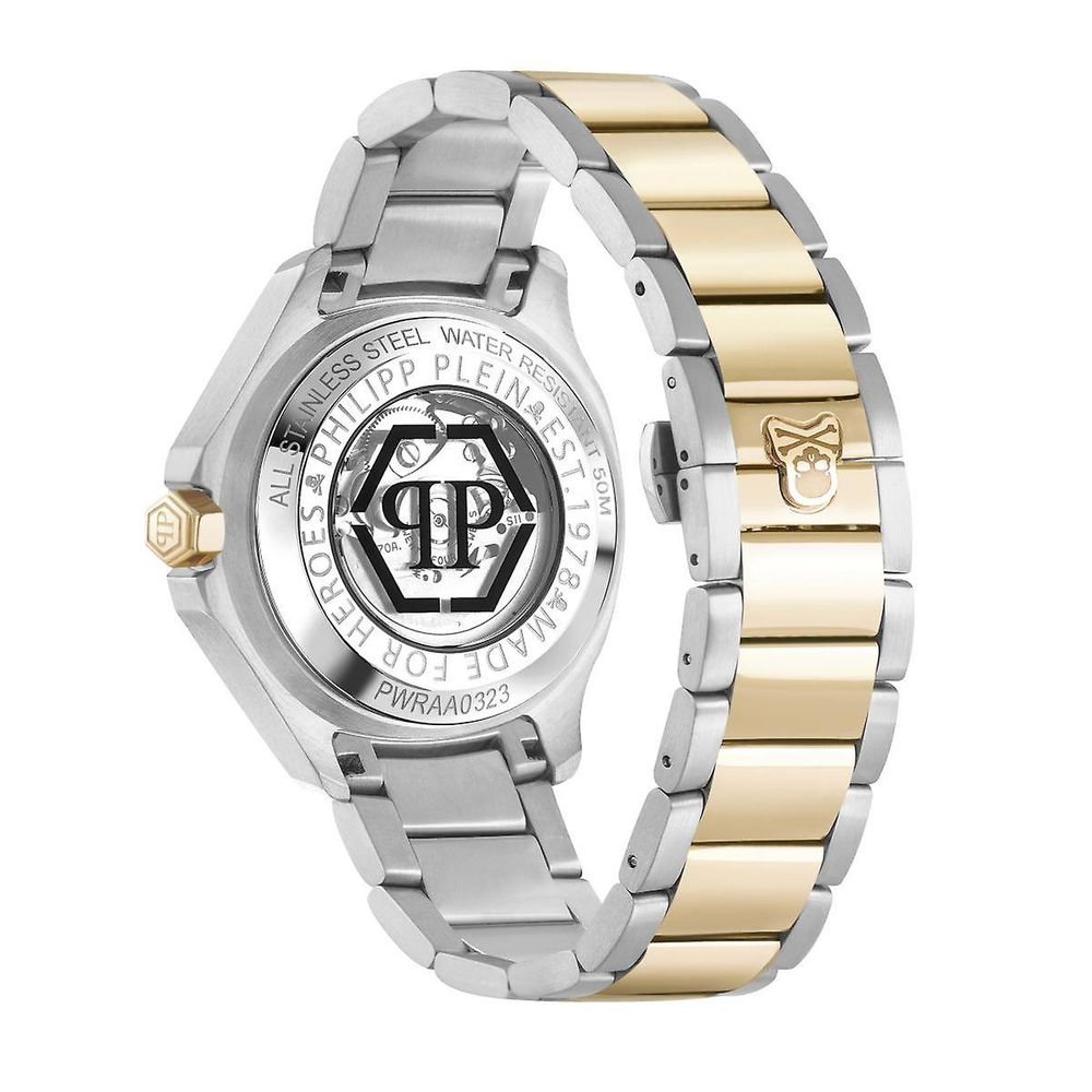 Philipp Plein Gold Stainless Steel Dress Watch