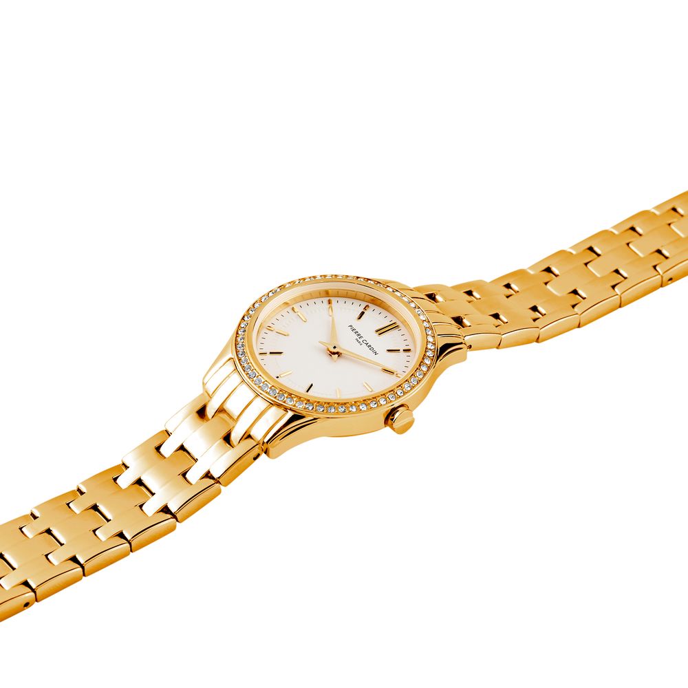 Pierre Cardin Gold Stainless Steel Dress Watch
