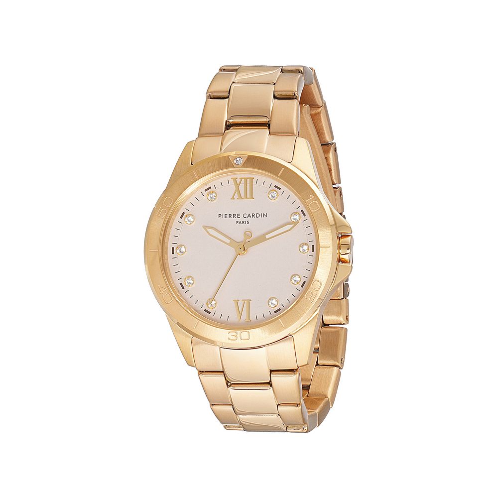Pierre Cardin Gold Stainless Steel Dress Watch