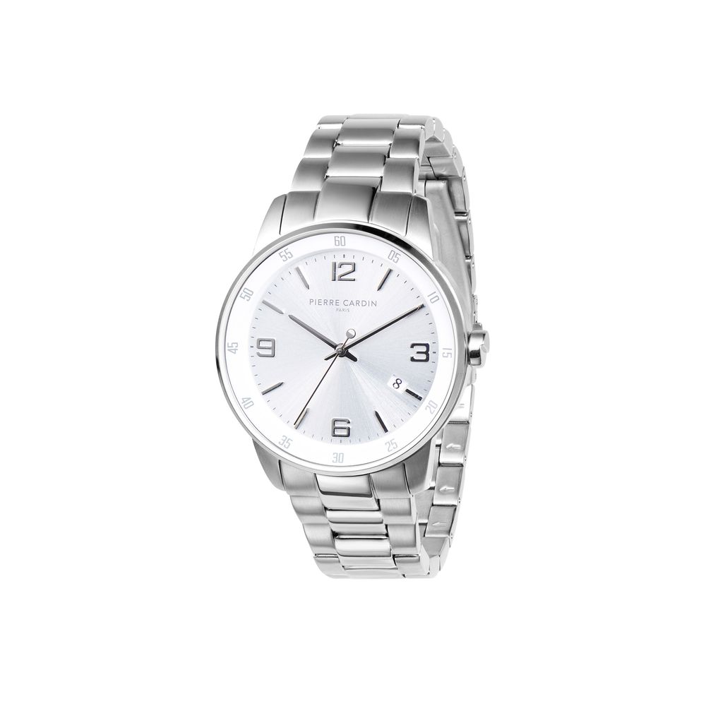Pierre Cardin Gray Stainless Steel Dress Watch