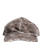 Dolce & Gabbana Men Brown Cotton Distressed Baseball Capello Hat