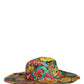 Dolce & Gabbana Men Multicolor Brocade Wide Brim Fisherman Capello Hat