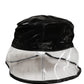 Dolce & Gabbana Black Nylon Plastic Fisherman Bucket Capello Hat