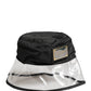 Dolce & Gabbana Men Black Plastic Fisherman Bucket Capello Hat