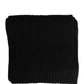 Dolce & Gabbana Black Cashmere Knitted Men Neck Warmer One Size Scarf