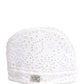 Dolce & Gabbana White Cotton Embroidered DG Crystal Headwear Hat