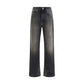 Haikure Black Cotton Relaxed Fit Jeans