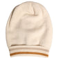 Dolce & Gabbana Beige Cashmere Knitted Women Winter Beanie Hat