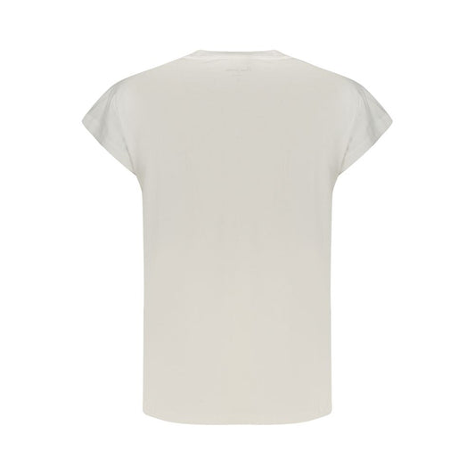 Pepe Jeans White Cotton Women T-Shirt