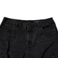 Dolce & Gabbana Black Mid Waist Denim Cargo Bermuda  Shorts