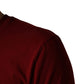 Dolce & Gabbana Maroon Cotton Crew Neck Short Sleeves T-shirt