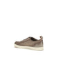 Santoni Beige Calf Leather Bos Taurus Low Top Sneakers