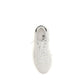 Balmain White Calf Leather Bos Taurus Low Top Sneakers