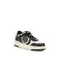 Philipp Plein Black Calf Leather Bos Taurus Athletic Sneakers