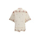 Zimmermann Beige Linen Pattern Shirt