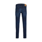 Jack Jones Blue Cotton Skinny Jeans