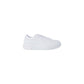 Armani Exchange White Leather Low Top Sneakers