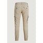 Jack Jones Beige Cotton Cargo Pants