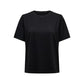 Only Black Cotton T-Shirt