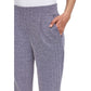 ICHI Blue Polyester Skinny Pants