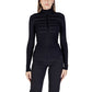 Morgan De Toi Black Viscose Turtleneck
