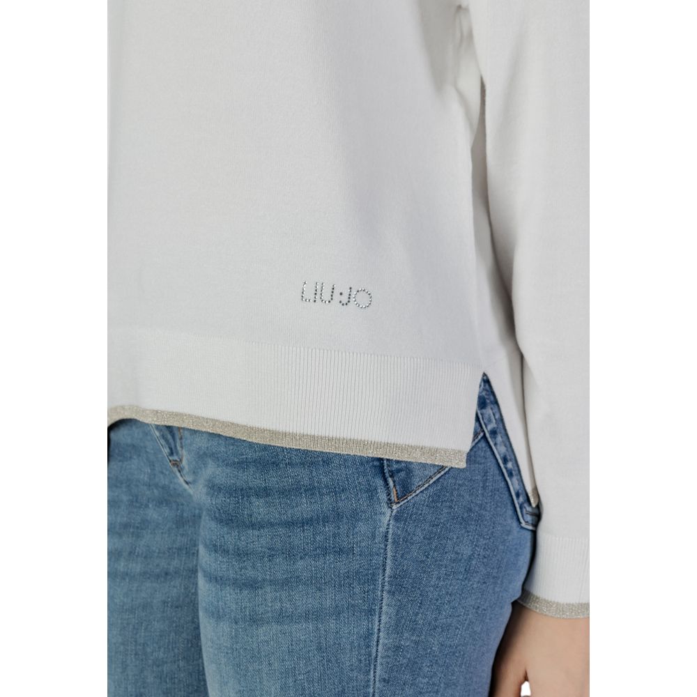 Liu Jo White Viscose Sweatshirt