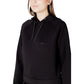 Armani Exchange Black Viscose Hoodie
