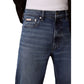 Calvin Klein Jeans Blue Cotton Relaxed Fit Jeans
