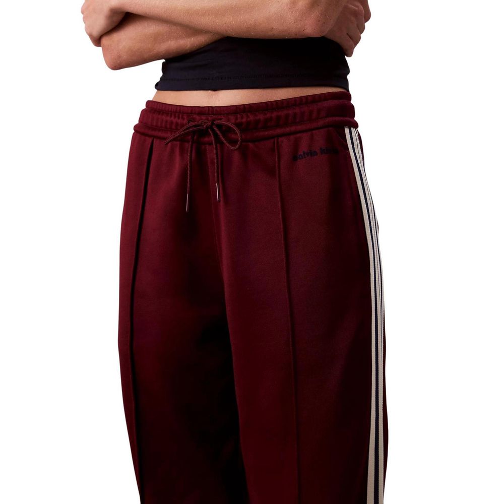 Calvin Klein Jeans Bordeaux Cotton Joggers (Workout Pants)