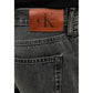 Calvin Klein Jeans Black Cotton Relaxed Fit Jeans