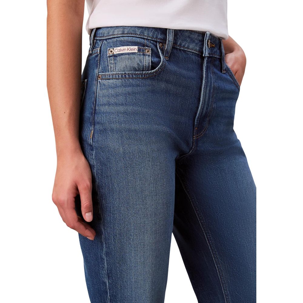 Calvin Klein Jeans Blue Cotton Mom Jeans